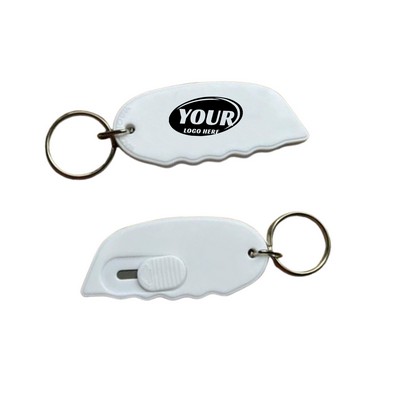 Mini Blade With Grip Handle Keychain